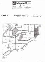 Baxter Township, Brainerd, Whipple Lake, Perch Lake, Island Lake, Directory Map, Crow Wing County 2006